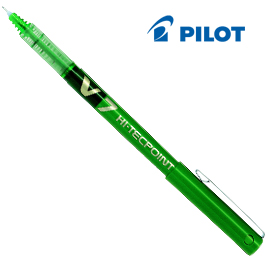 ROLLER HI-TECPOINT V7 VERDE 0,7MM PILOT