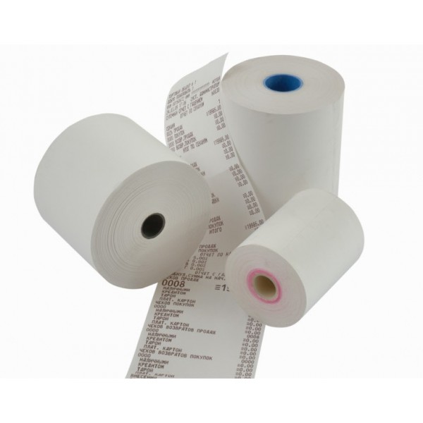 Rotoli in carta termica 62 mm x30m x 12 mm - 55 g - CF 10 Rotoli