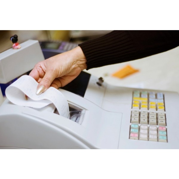 Rotoli in carta termica omologata 57 mm x 30 m x 12 mm - 55 g - 5 CF