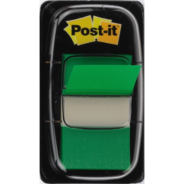 Segnapagina Post-it Index 680 - 25,4x43,2 mm - verde