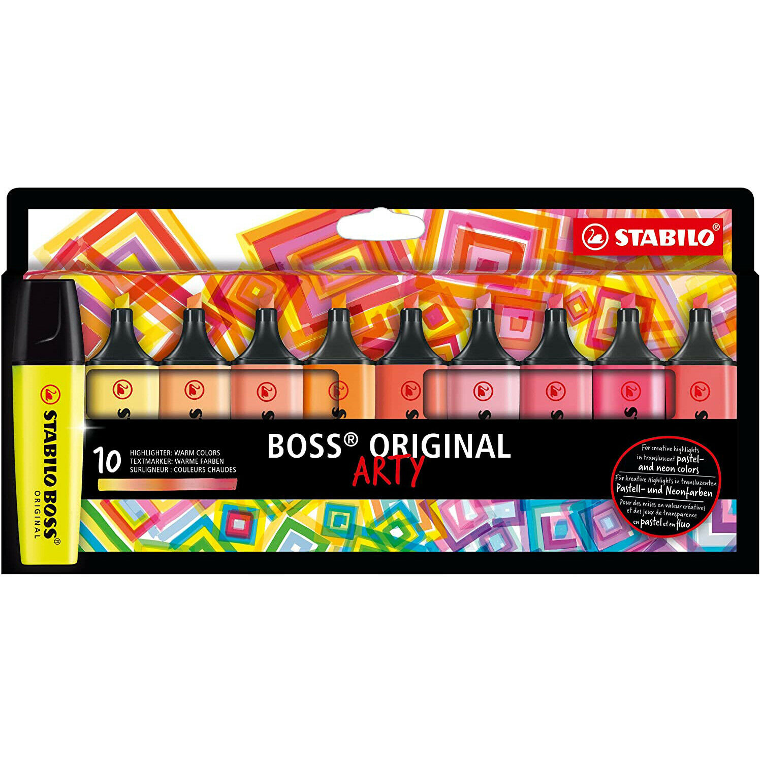 STABILO BOSS ORIGINAL ARTY 10 Colori caldi