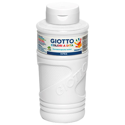 TEMPERA GIOTTO COLORI A DITA ML.750 BIANCO