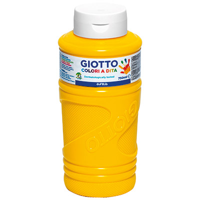 TEMPERA GIOTTO COLORI A DITA ML.750 GIALLO
