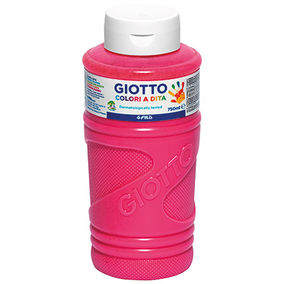 TEMPERA GIOTTO COLORI A DITA ML.750 ROSA