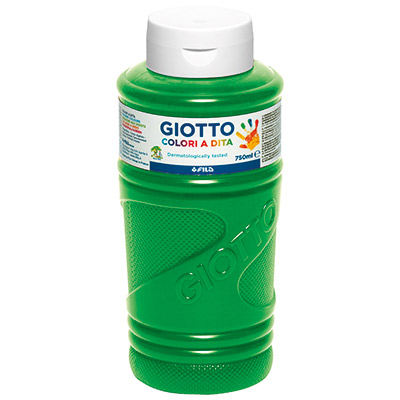TEMPERA GIOTTO COLORI A DITA ML.750 VERDE