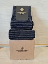 A.G. Spalding & Bros Calzino da uomo Pari Riga Grigio-Nero