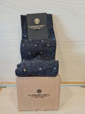 A.G. Spalding & Bros Calzino da uomo Pois Piccolo Antracite-Giallo