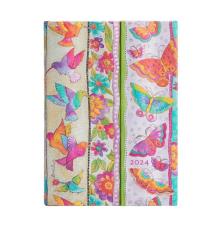 Agenda 12 Mesi Giornaliera 2024 HUMMINGBIRDS & FLUTTERBYES Playful Creations