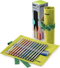 Astuccio a rotolo con 12 matite colorate Lamy