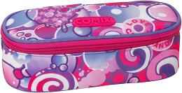 Astuccio Scuola Ovale Con interno Organizzato Comix Bright Bubbles Girl