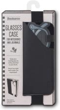 Bookaroo Glasses Case Custodia per occhiali con gomma per libro-taccuino Nero
