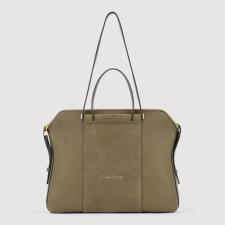 Borsa donna porta computer e porta iPad Circle Verde