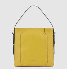 Borsa hobo porta iPad Circle Gialla e Verde