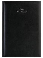Buffetti Agenda giornaliera 12 mesi per ristoranti  2024  21x29,7 cm in similpelle Nera
