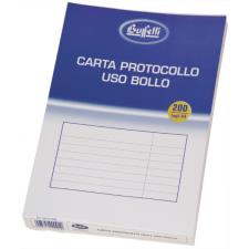 Buffetti Carta protocollo A4 uso bollo 200 fogli 60 g