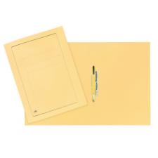 Buffetti Cartelline con pressino fermafogli - fastener - 32,5x24,5 cm - giallo