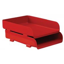 Buffetti Portacorrispondenza Plastic Desk - colore rosso