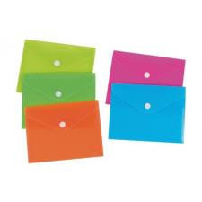 Buste in PP con bottone 10,5x15 cm 5 colori neon Buffetti