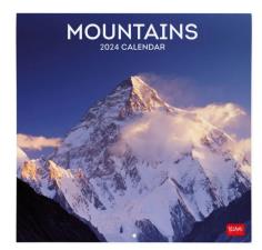 Calendario da parete 2024 30 x 29 cm Mountains