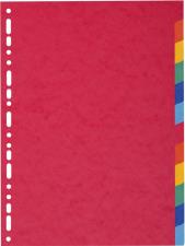 Divisori - Cartoncino - 12 tasti neutri - A4 - multicolore