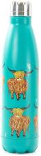 Eco Chic Borraccia Termica 500ml Mucche Highland Teal