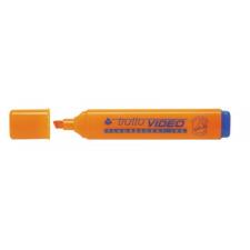 Evidenziatore con punta a scalpello arancio tratto 1.5 mm Tratto Video