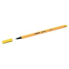 Fineliner Stabilo Point 88  tratto 0,4mm  Giallo neon