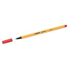 Fineliner Stabilo Point 88  tratto 0,4mm  Rosso neon