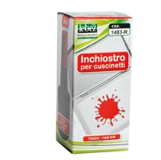 INCHIOSTRO ROSSO 30ml senza OLIO PER CUSCINETTI LEBEZ