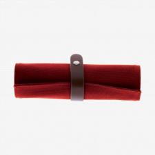 LEGAMI ROLL UP - ASTUCCIO IN COTONE CANVAS  ROSSO - BLU