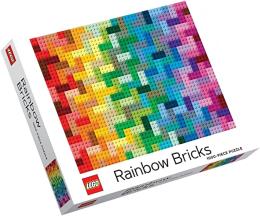LEGO Rainbow Bricks Puzzle 1000 Piece Mattoncini