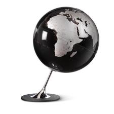 MAPPAMONDO Anglo Argento e Nero 25cm