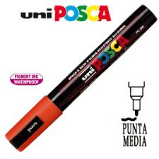 Marcatore UNI POSCA PC5M punta media 1,8 - 2,5 mm arancio UNI MITSUBISHI