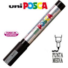 Marcatore UNI POSCA PC5M punta media 1,8 - 2,5 mm argento UNI MITSUBISHI