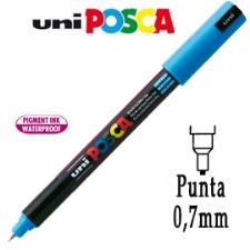 Marcatore UNI POSCA Pen PC1M punta extra fine 0,7 mm azzurro UNI MITSUBISHI