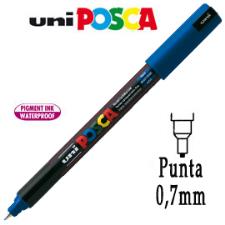 Marcatore UNI POSCA Pen PC1M punta extra fine 0,7 mm blu UNI MITSUBISHI