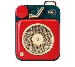MUZEN BUTTON MINI PORTABLE BLUETOOTH SPEAKER ROSSO