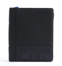 Organizer portablocco con anelli Nava Cross 870 Nero Blu