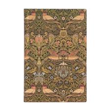 Paperblanks Agende Flexi a Copertina Morbida di 12 Mesi 2023 Morris Uccelli Orizzontale Mini