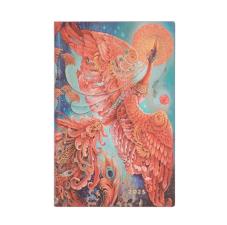 Paperblanks Agende Flexi a Copertina Morbida di 12 Mesi 2023 Uccello di Fuoco Orizzontale Maxi 