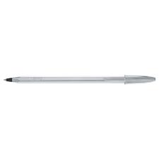 PENNA A SFERA BIC CRISTAL SHINE NERO FUSTO ARGENTO
