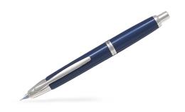 Pilot Capless Rhodium Blu Pennino Medio Blu