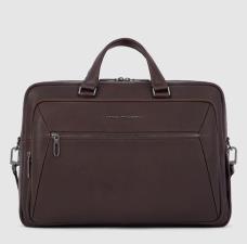 Piquadro Computer 15,6 and iPad Pro 12,9 bag Testa Di Moro