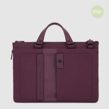 Piquadro Expandable slim computer bag 15 Viola