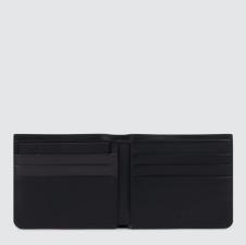 Piquadro Men’s wallet with removable document facilit Nero
