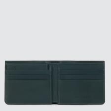 Piquadro Men’s wallet with removable document facilit Verde