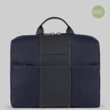 Piquadro Necessaire Brief 2 da viaggio in tessuto riciclato Nero