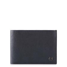 Piquadro Portafoglio uomo Black Square con dodici scomparti porta carte di credito e RFID Blu Notte