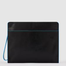 Pochette porta iPad Blue Square Nero