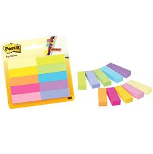 POST-IT SEGNAPAGINA CARTA 670 NOTE MAKERS MM.12,7X44,4 PZ.10 COL.ASS.